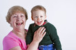 Grandmother with grandchild
