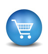 Trolley Icon - blue Trolley Icon - blue