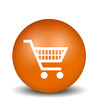 Trolley Icon - orange Trolley Icon - orange