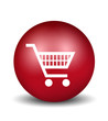 Trolley Icon - red Trolley Icon - red