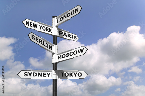 Business Capitals signpost