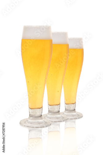 Photo: glasses of beer glasses of beer