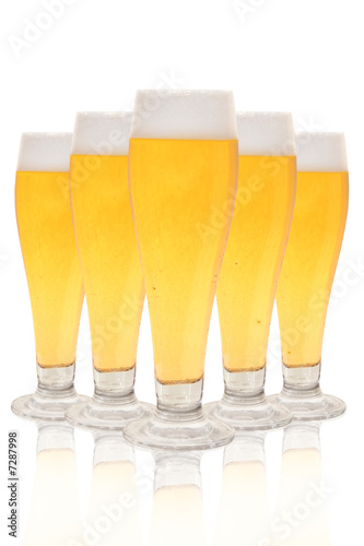 Photo: glasses of beer glasses of beer