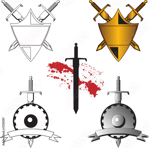 3 Sword tattoo crests sword tattoo. 3 Sword tattoo crests