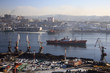 vessel outgoing Golden Horn Bay, Vladivostok