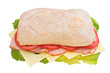 Ham, tomatoes and cheese ciabatta sandwich Ham, tomatoes and cheese ciabatta sandwich