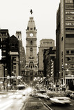 Broad street and Philadelphia City Hall  in Center City - Fine Art prints