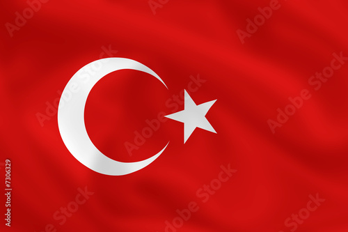 Illustration: Flag of Turkey Flag of Turkey
