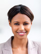 Smiling young business woman