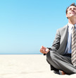 Photo: Business man meditating Business man meditating