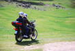 Couple in moto