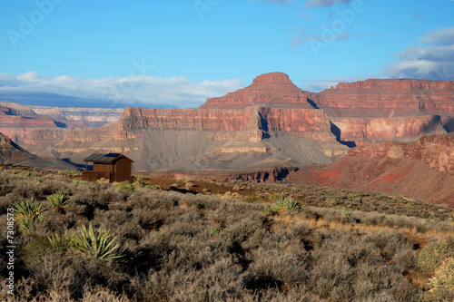 Foto: Grand Canyon, South Kaibab Trail au petit matin. Grand Canyon, South Kaibab Trail au petit matin.