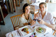 Couple At Dinner