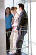 Photo: business team is talking in a lift business team is talking in a lift