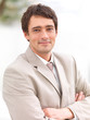 Businessman with hands crossed