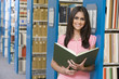Photo: University student in library University student in library