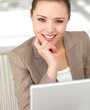 Portrait of a beautiful business woman