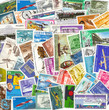 collection of vintage transportation stamps