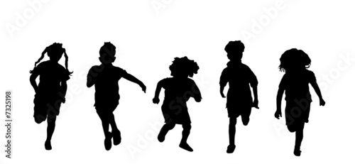 Illustration: Children Running Children Running