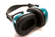 Photo: Ear phones to block out noise. Ear phones to block out noise.