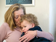 Grandmother and grandson