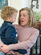 Grandmother and grandson