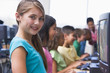 Elementary school computer class