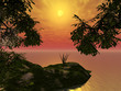 canvas print picture Sunset