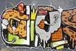 Image : Urban graffiti in Lisbon Portugal
