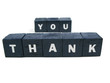 thank you spelled out