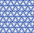 swirling David star  -  wrapping seamless pattern