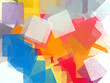 Abstract colorful brushed squares impressionist illustration Abstract colorful brushed squares impressionist illustration