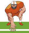 American football player