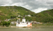 Romantic castle Pfalzgrafenstein in the river Rhine, Germany 