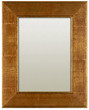 Gold plated picture frame with blank canvas