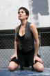 Fashion Model in Ghetto Setting
