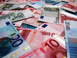 Euro banknotes