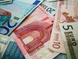 Euro banknotes