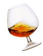 Brandy and glass