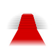 treppe mit rotem teppich