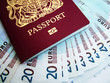 Passport with money