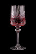 Wineglass with red wine