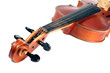Violin isolated on white