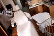 Dentist tools and chair