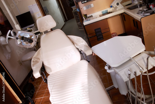 Photo: Dentist tools and chair Dentist tools and chair
