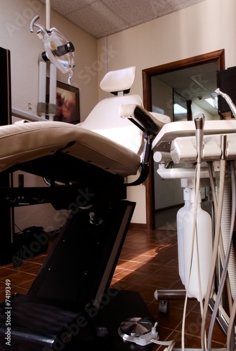Photo: Dentist tools and chair Dentist tools and chair