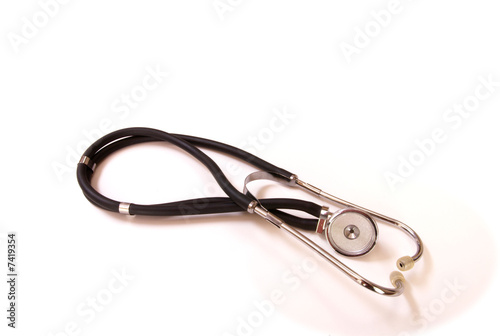 Photo: Doctor's Stethoscope on white Doctor's Stethoscope on white