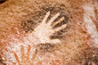 Photos : ancient cave painting in patagonia, Argentina.