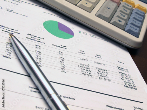 Photo: Investment Chart Investment Chart