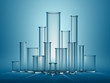 Foto: Glass test tubes of all sizes Glass test tubes of all sizes